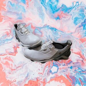 FootJoy "Tour Alpha" Golf Shoes Mens 11 White Gray